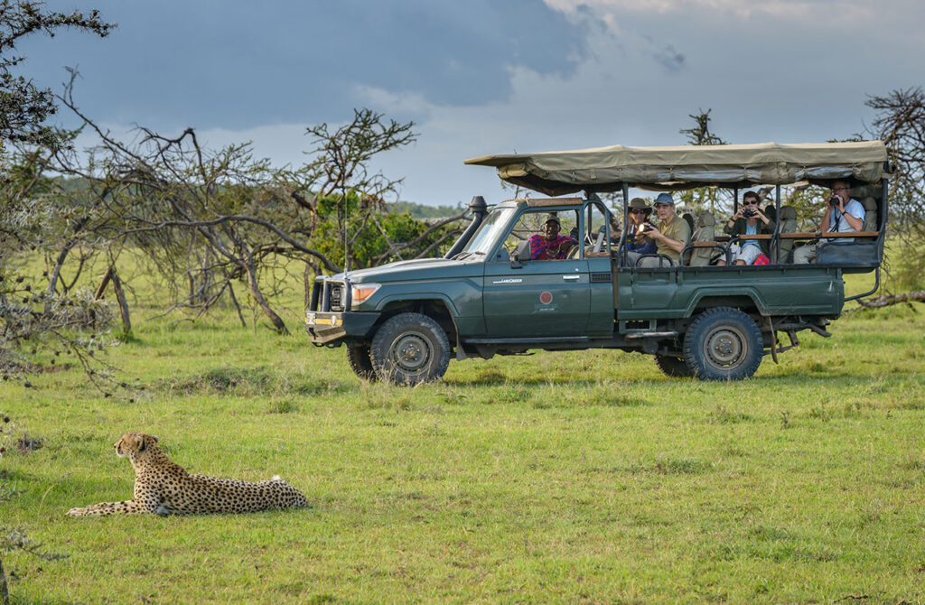 Encounter-Mara-safari-vehicle-with-cheetah