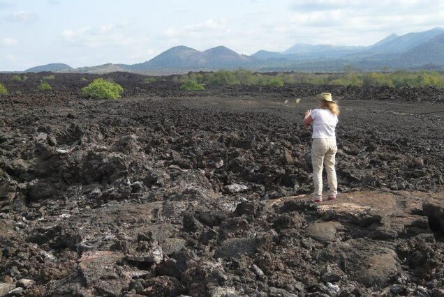 The Shetani lava flow and volcanic cones of the Chyulu Hills