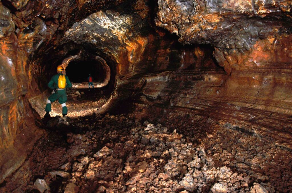 Leviathan Lava Tube in the Chyulu Hills. Photo by Clive Ward