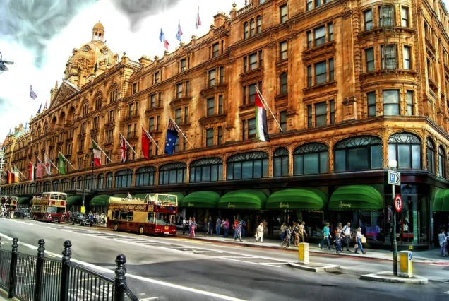 Harrods Department Store in Knightsbridge London