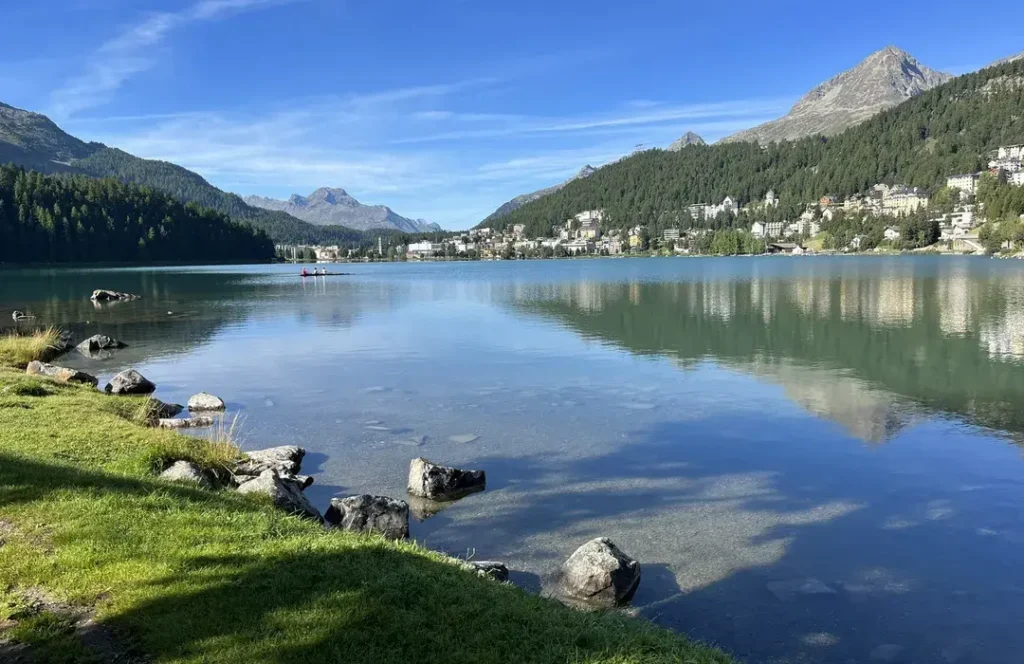 Lake St. Moritz, Graubünden, Switzerland