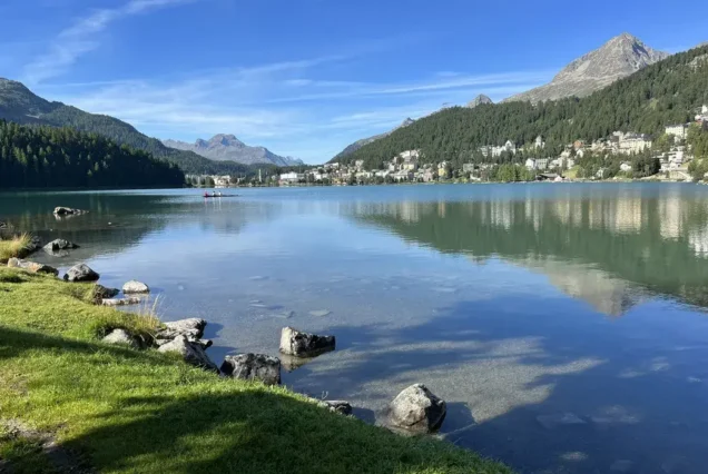 Lake St. Moritz, Graubünden, Switzerland