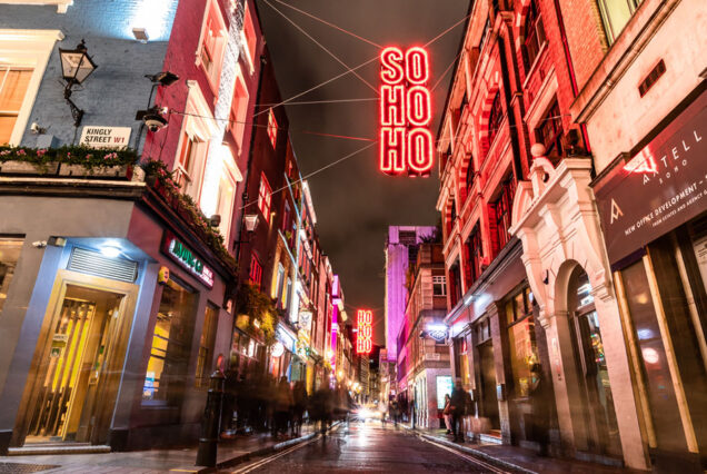 SOHO at Christmas time - London, UK
